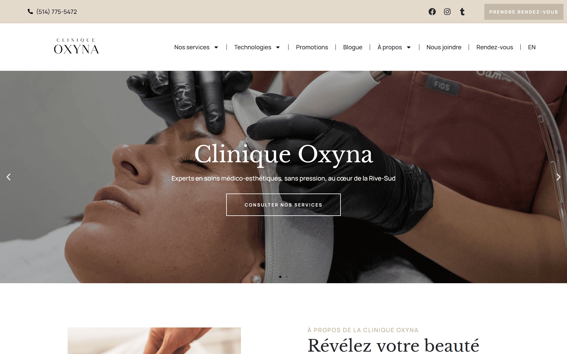 Centre Oxyna – Beauty & Aesthetics